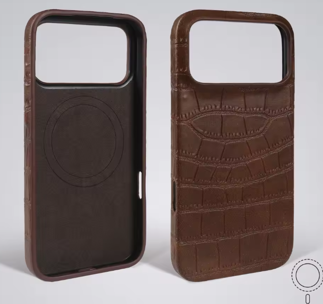 iPhone 17 Crocodile Pattern Leather Case