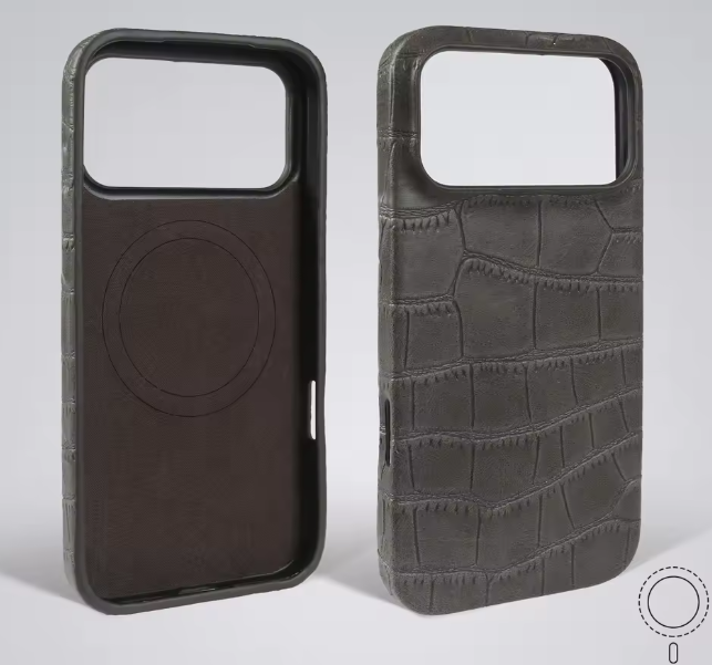 iPhone 17 Crocodile Pattern Leather Case